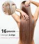16 Pouces - Rallonges À Clips Cheveux Synthétiques