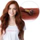 Auburn Foncé #33 Rallonges Kératines (Fusion) - Cheveux Humains Naturels