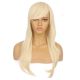 DM1810771-v4 Blond Platine Perruque Longue Cheveux Synthétiques avec Toupet