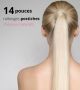 14 Pouces - Rallonges Postiches Queue de Cheval Cheveux Humains Naturels