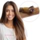 Brun Pâle #8 Rallonges Kératines (Fusion) - Cheveux Humains Naturels