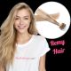 Brun Miel & Blond Cendré #12/24 Rallonges Micro-Billes (Micro-Anneaux) - Cheveux Remy