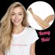 Brun Miel & Blond Cendré #12/24 Rallonges Nano-rings - Cheveux Remy