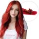 Rouge Rallonges Kératines (Fusion) - Cheveux Humains Naturels