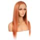Abigail #2 - Perruque Longue 18 Pouces Cheveux Humains Naturels Remy Hair Rousse 