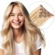 Roux Blond & Blond Platine #27/613 Rallonges À Clips - Cheveux Humains Naturels