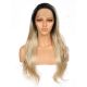 G161103020-v2 - Perruque Longue Cheveux Synthétique Blonde 