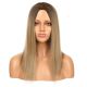 DM1707522-v4 - Perruque Longue Cheveux Synthétique Blonde Dorée Ombrée 