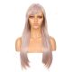 DM1707539-v4 - Perruque Longue Cheveux Synthétique  Rose Gold Pâle Avec Toupet 