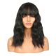 DM2031261-v4 - Perruque Longue Cheveux Synthétique Noire Avec Toupet 