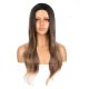DM2031290-v4 - Perruque Longue Cheveux Synthétique Brunette Pâle Méchée 