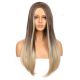 DM2031328-v4 - Perruque Longue Cheveux Synthétique Brunette Blonde Ombrée 
