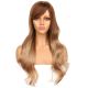 DM2031335-v4 - Perruque Longue Cheveux Synthétique Brunette Blonde Ombrée Avec Toupet 
