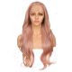 G161117326-v4 - Perruque Longue Cheveux Synthétique Rose Pastel 