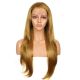 X1707505-v4 - Perruque Longue Cheveux Synthétique Blonde Dorée 