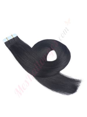 10-20-30-40 EXTENSIONS TAPE BANDES ADHESIVES CHEVEUX NATURELS REMY